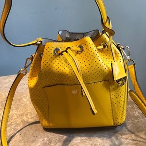 Yellow leather Michael Kors bag authentic